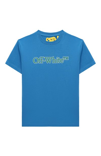 Хлопковая футболка OFF-WHITE, арт. 0BAA002S24JER004/4-10