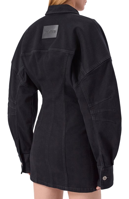 Джинсовое платье The Attico 260WCA00482/DDS002AA Чёрный  260WCA00482/DDS002AA Фото 3