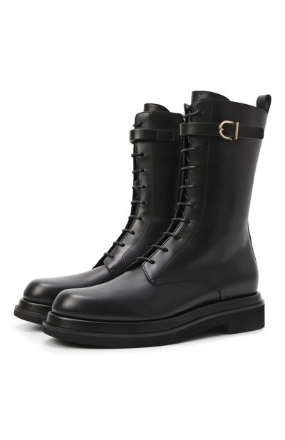 Женские кожаные ботинки GIORGIO ARMANI, арт. GW001516/AF14846