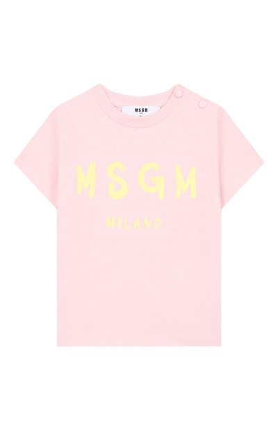 Хлопковая футболка MSGM KIDS, арт. S6MSUNTH266