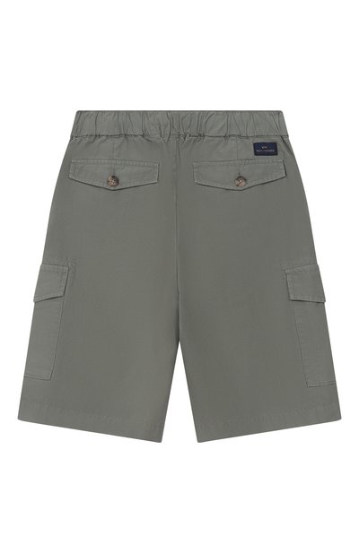 Хлопковые шорты-карго PAUL & SHARK JUNIOR, арт. WUQ002/LLC05/10A-16A, фото 2