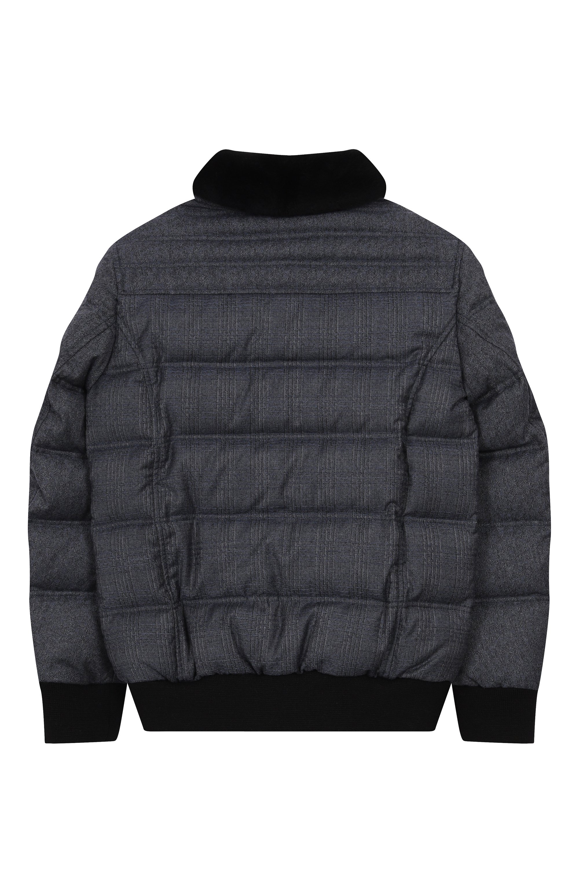 Шерстяной пуховик с воротником из бобра STEFANO RICCI JUNIOR, арт. YAJ8400020/HC4QDR, фото 2