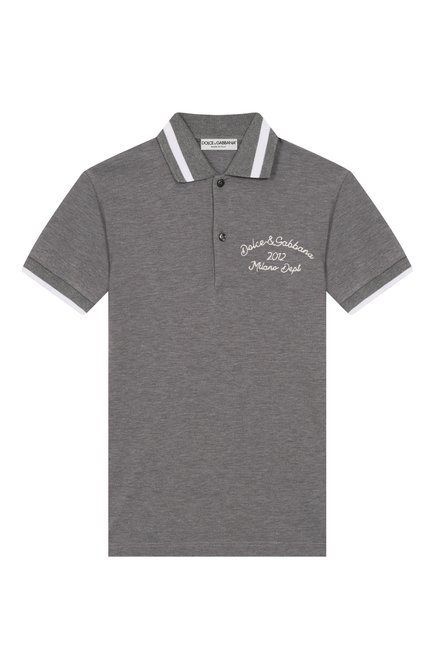 Хлопковое поло DOLCE & GABBANA, арт. L4JTGW/G7PFM/8-12+