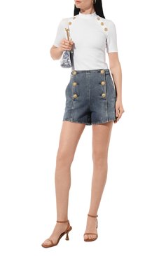 Джинсовые шорты BALMAIN, арт. CF0MA107/DE32, фото 2