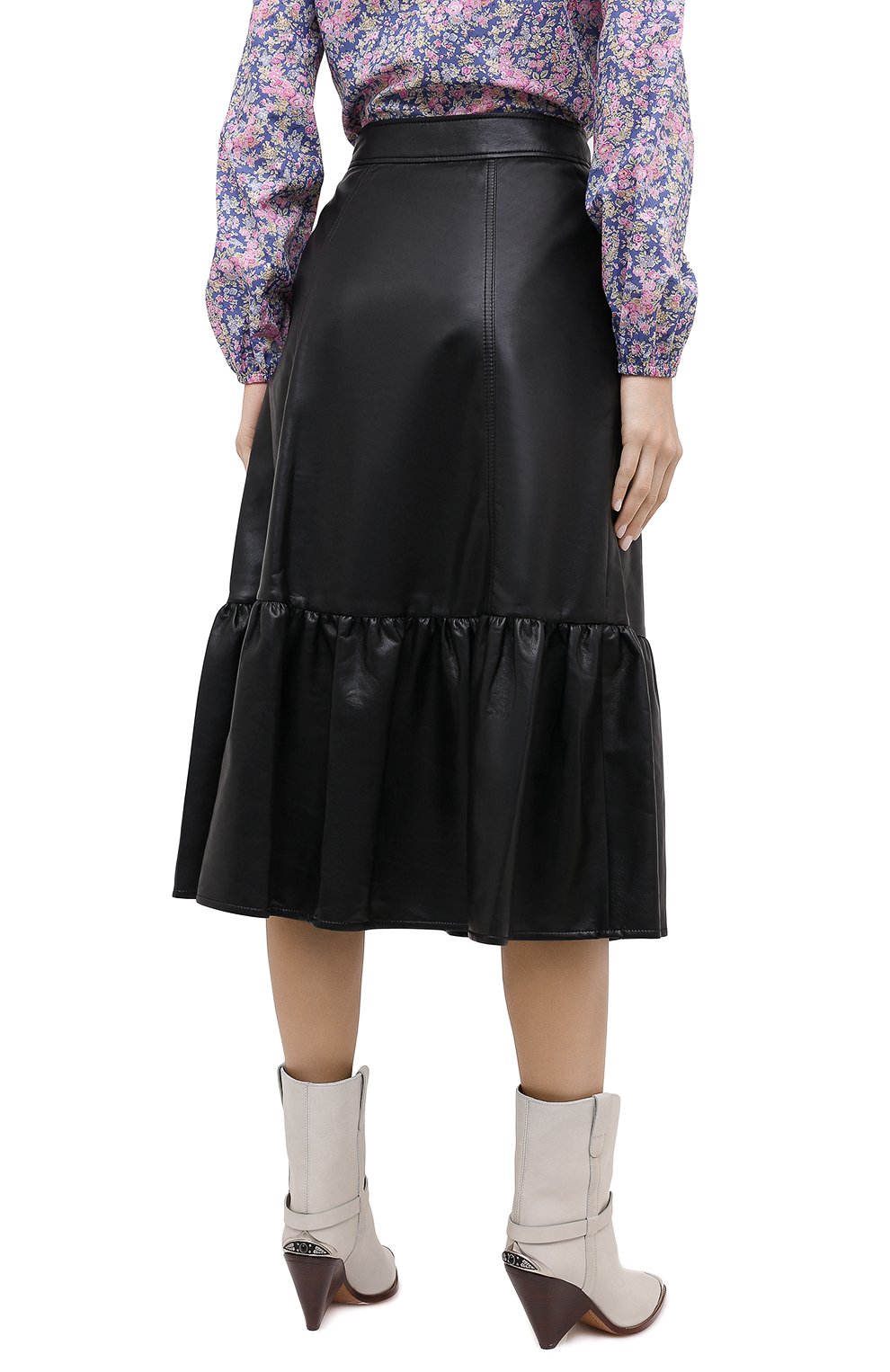 Юбка PHILOSOPHY DI LORENZO SERAFINI черного цвета по цене 39250 руб., арт. A0102/5740, фото 4 Юбка PHILOSOPHY DI LORENZO SERAFINI, арт. A0102/5740, фото 4
