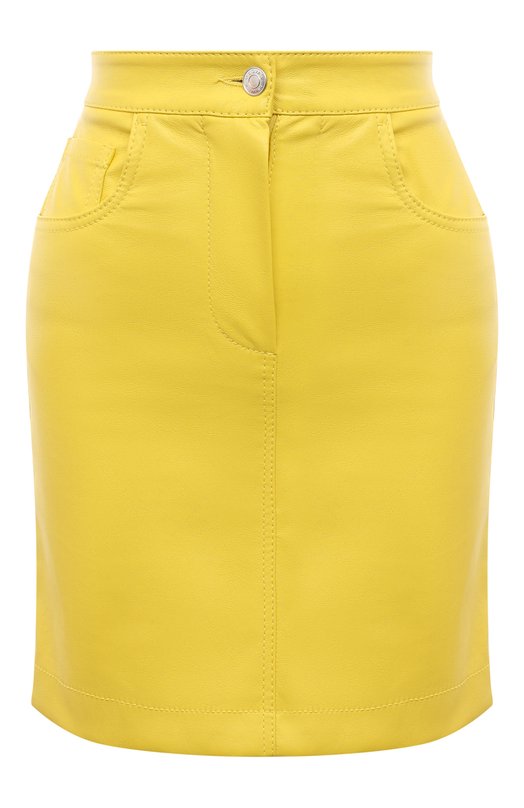 

Юбка из экокожи MSGM, Жёлтый