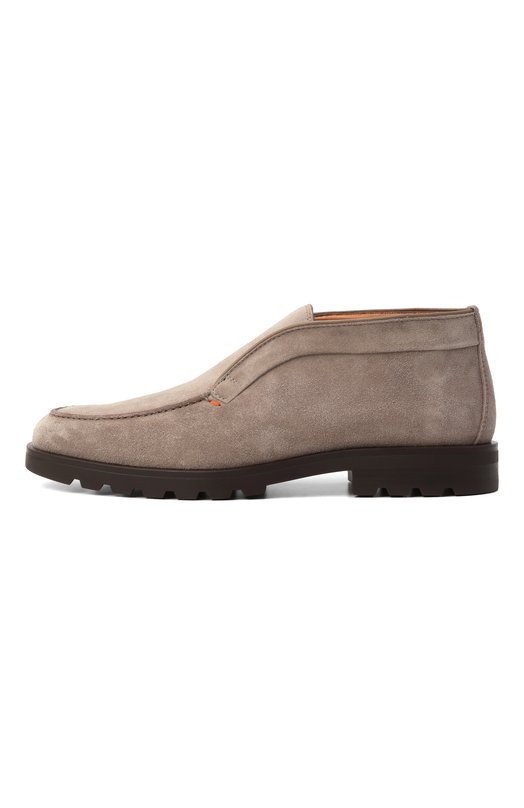 Замшевые ботинки Detroit Santoni MGDG17823DTRBSEY Бежевый  MGDG17823DTRBSEY Фото 4