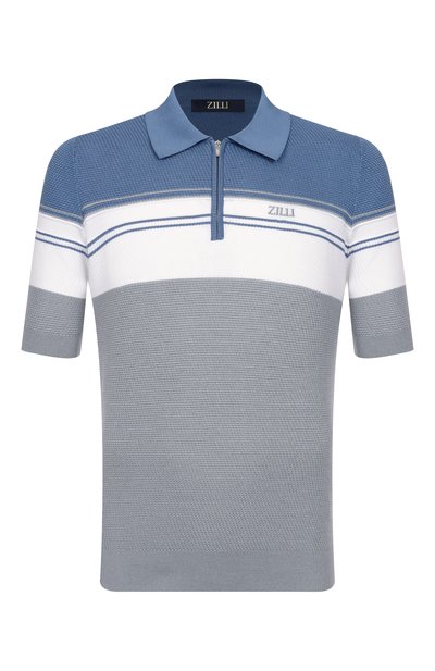 Поло из хлопка и шелка ZILLI, арт. KZP002M0142VTHL00, фото 1