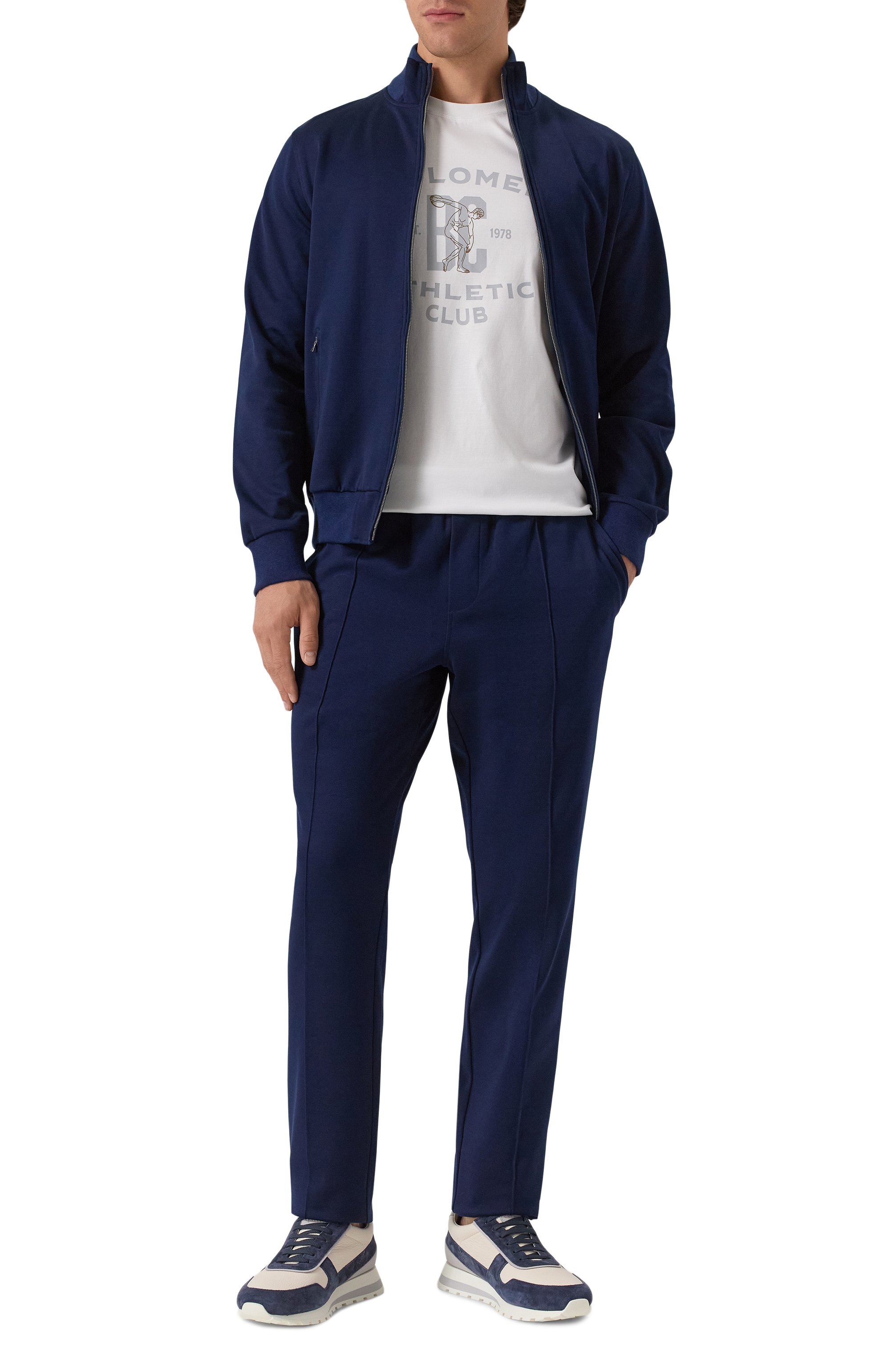 Хлопковая футболка BRUNELLO CUCINELLI, арт. M0B133386G, фото 2