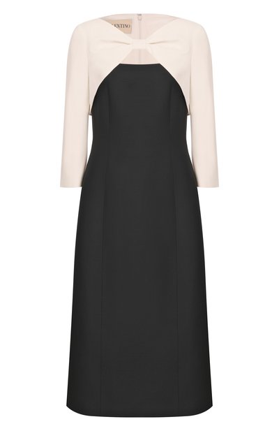 Женское платье из шерсти и шелка VALENTINO, арт. 8B3VAJR0/1CF