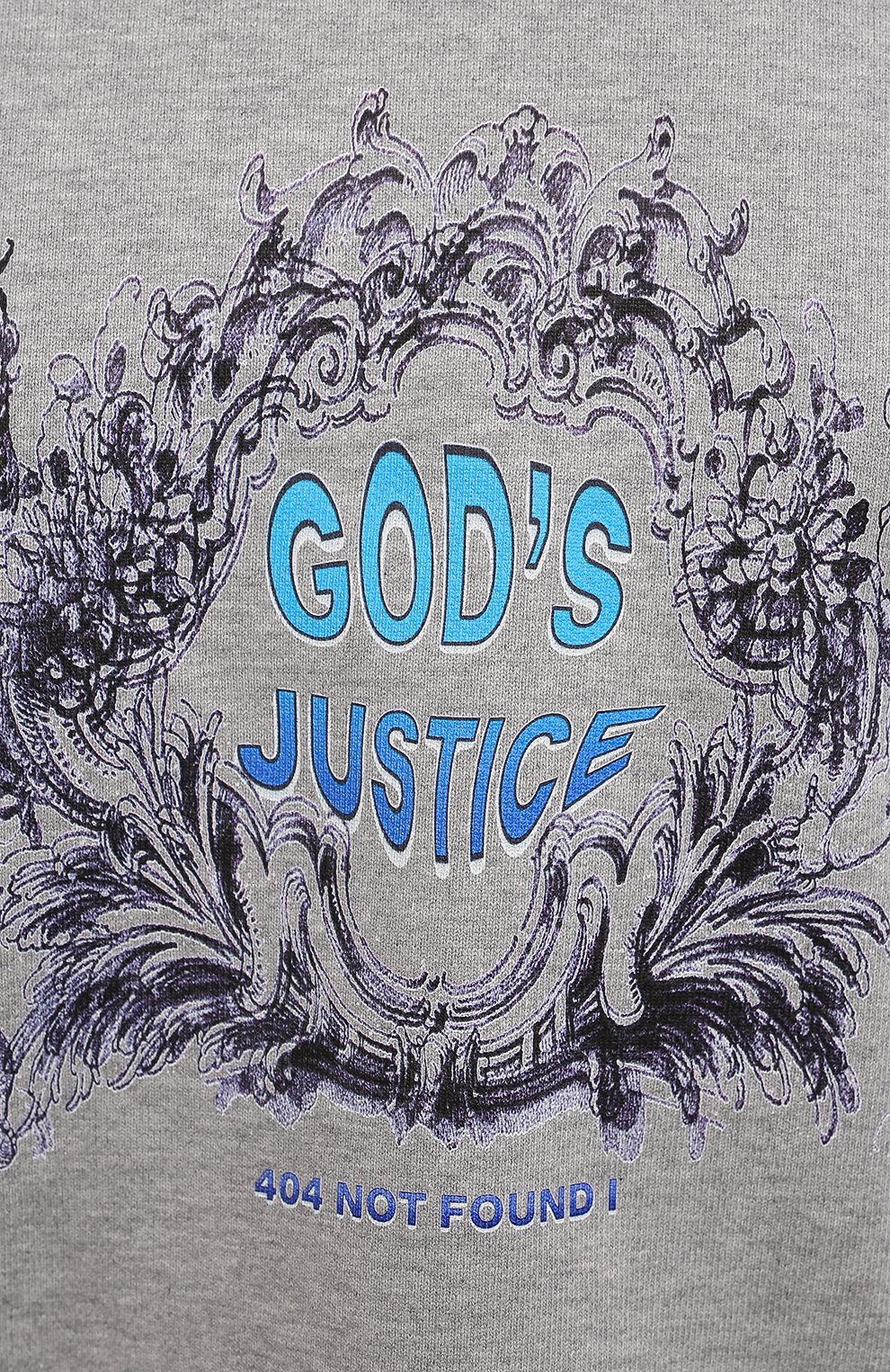 Хлопковый свитшот 404 NOT FOUND | серого цвета по цене 17700 руб., арт. 700404, фото 5 Хлопковый свитшот 404 NOT FOUND |, арт. 700404, фото 5