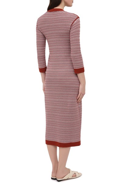 Платье из шелка и хлопка LORO PIANA, арт. FAL5240, фото 4