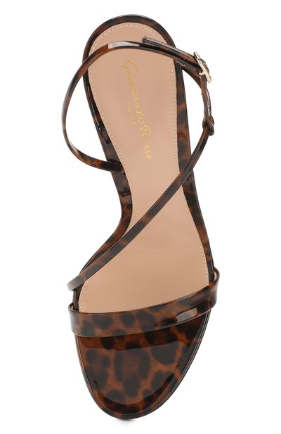 Кожаные босоножки manhattan GIANVITO ROSSI, арт. G30161.15RIC.V0NLEPA, фото 5