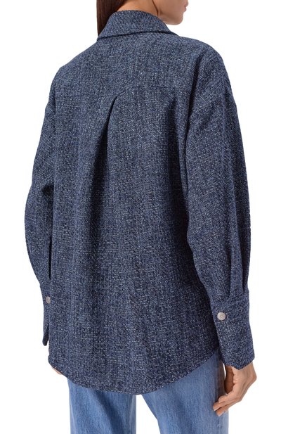 Твидовая рубашка BOSS ORANGE, арт. 50551844, фото 4