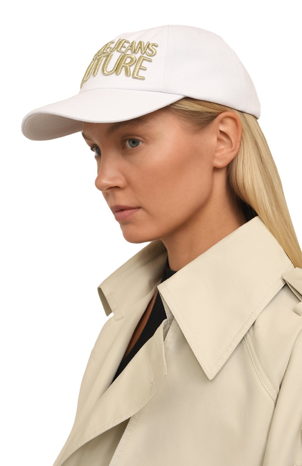 Хлопковая бейсболка VERSACE JEANS COUTURE, арт. 74HAZK10/ZG010, фото 2