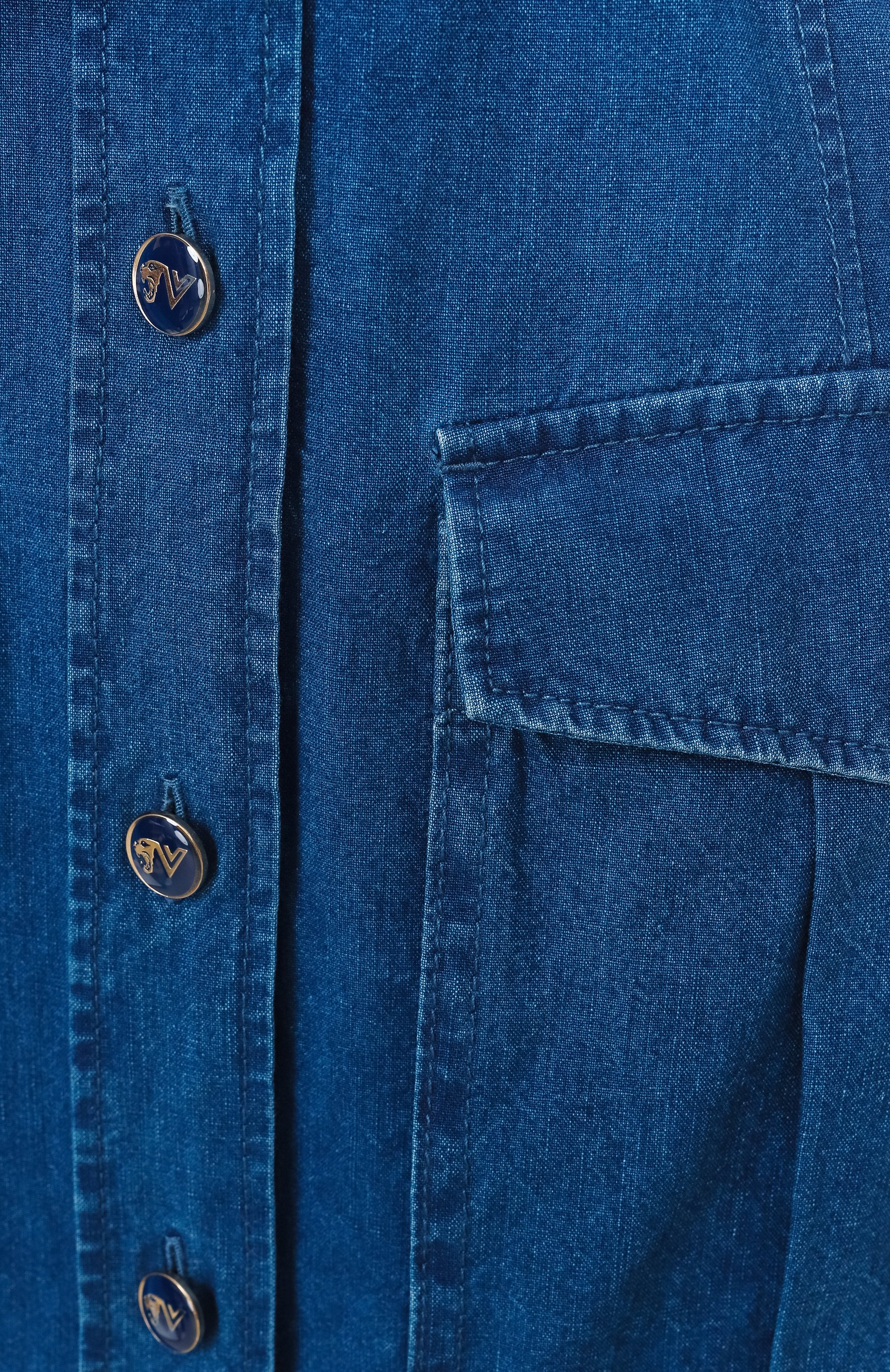 Джинсовое платье VALENTINO, арт. 6B3DA02Q94B, фото 6