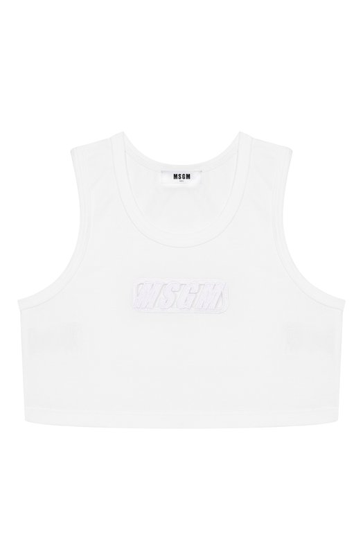 

Хлопковый топ MSGM kids, Белый