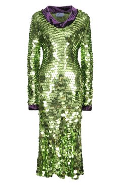 Платье с отделкой пайетками PRADA, арт. 23877-1Z2A-F077G, фото 1