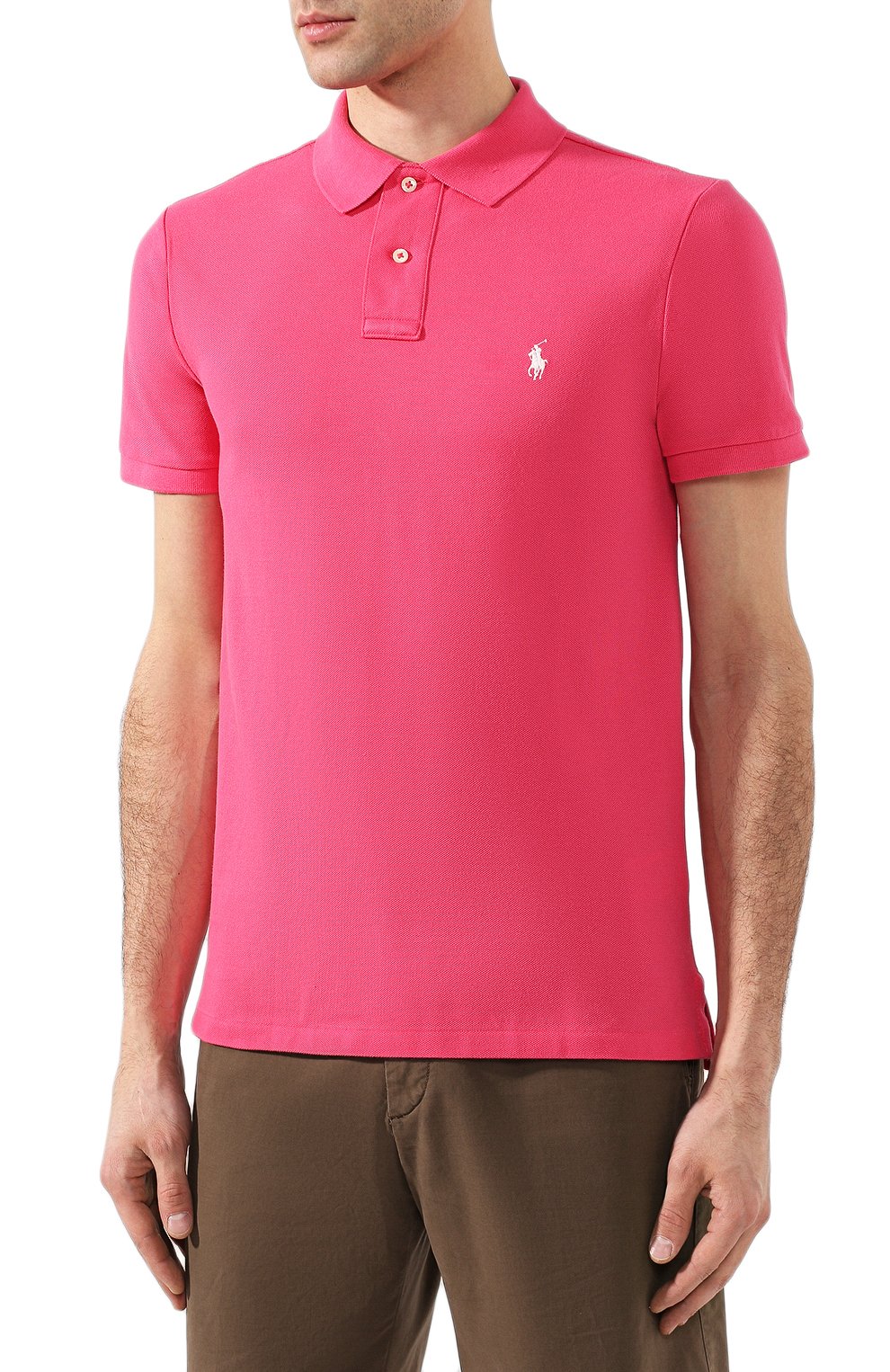 Хлопковое поло POLO RALPH LAUREN, арт. 710795080, фото 3