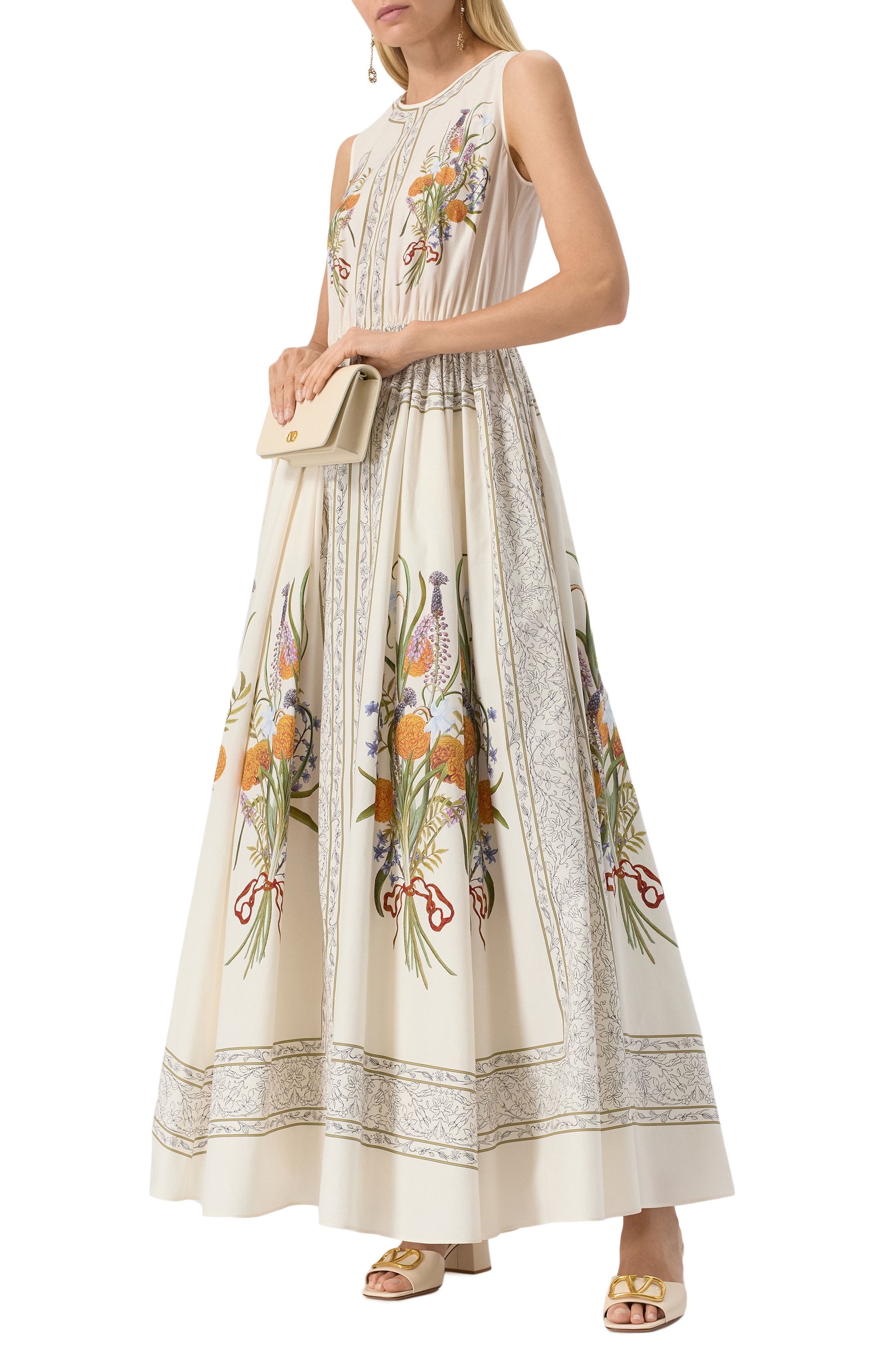 Хлопковое платье GIAMBATTISTA VALLI, арт. 25SSPVCA5028-57PRI, фото 2