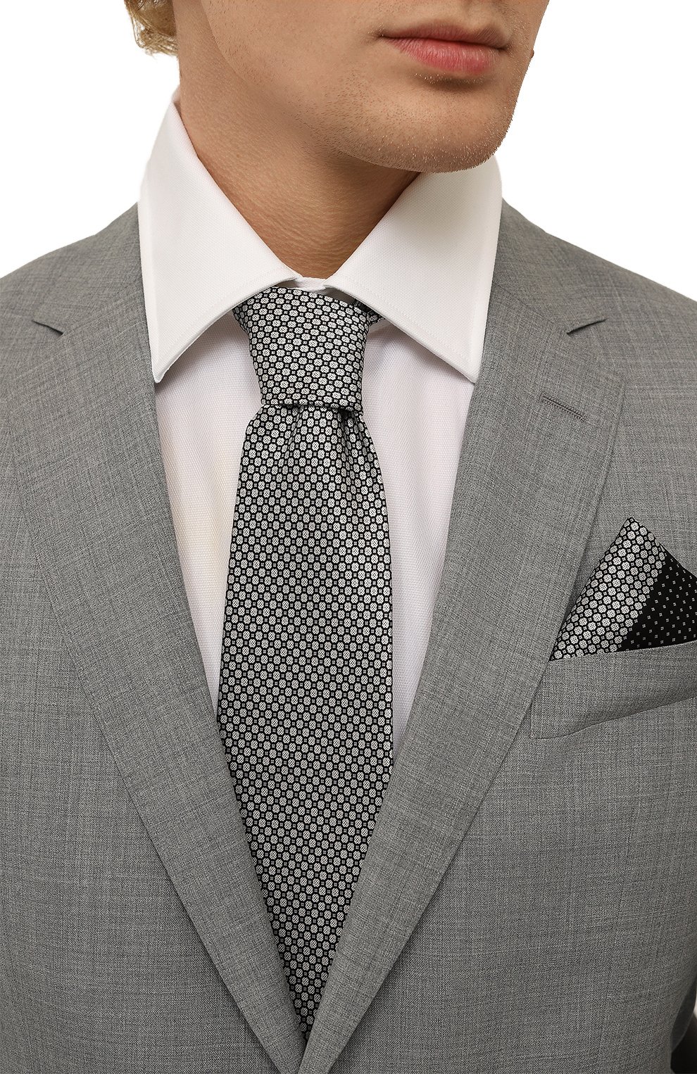 Комплект из галстука и платка STEFANO RICCI, арт. DH/49100, фото 2