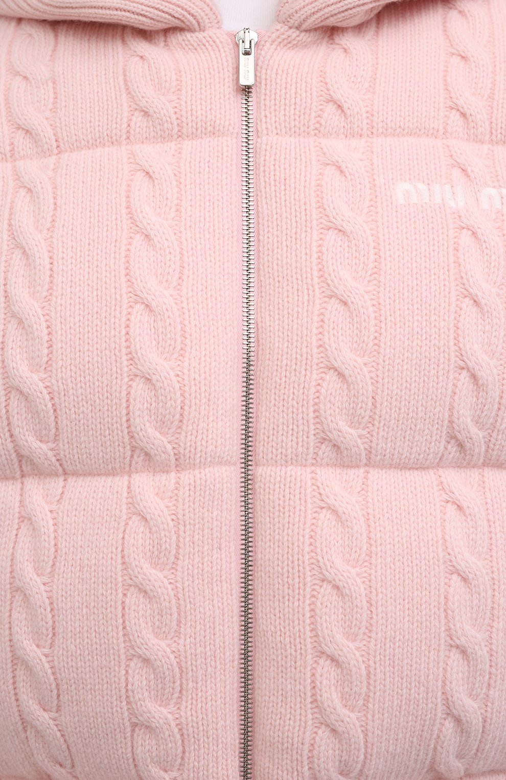 Пуховик из шерсти и кашемира MIU MIU, арт. ML725-1ZHW-F0442, фото 5