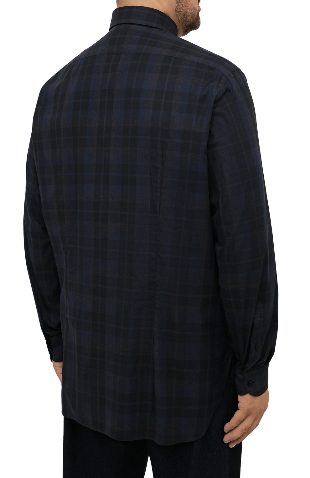 Хлопковая рубашка ZILLI, арт. MFW-21011-186/ZS5210/45-49, фото 4