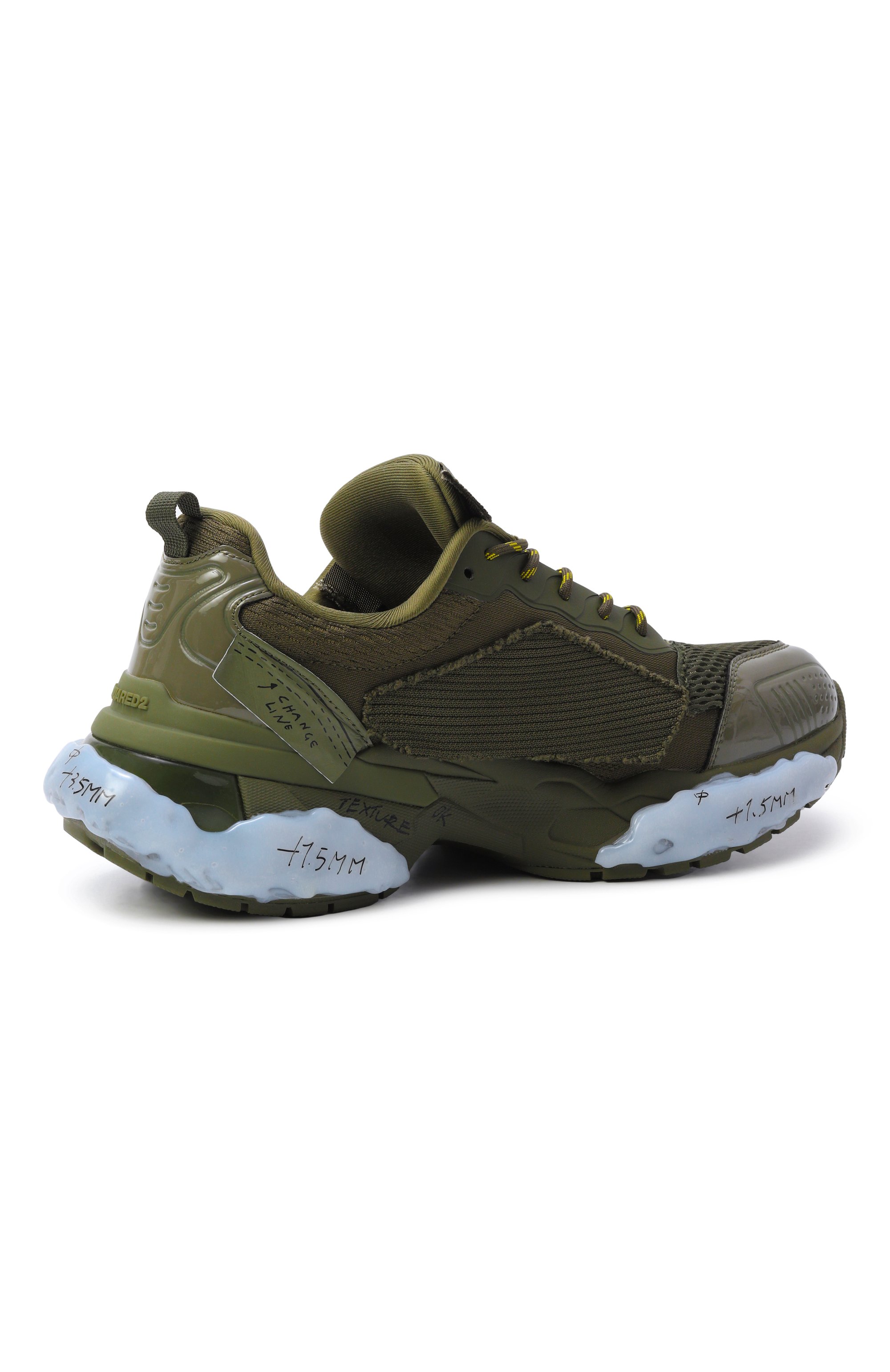 Текстильные кроссовки faster DSQUARED2, арт. SNM0461/35508739, фото 4