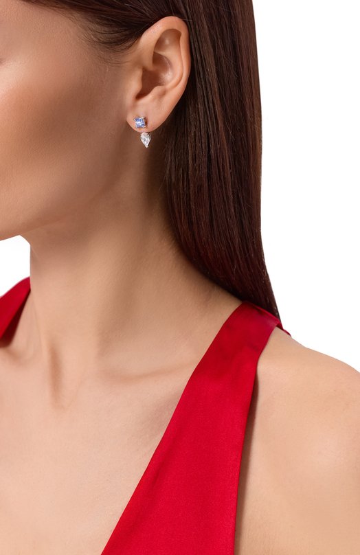 Серьги Mesmera Swarovski 5665767 Голубой  5665767 Фото 2