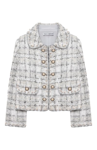 Твидовый жакет DOLCE & GABBANA, арт. L52E16/FQ0AD/8-14, фото 1