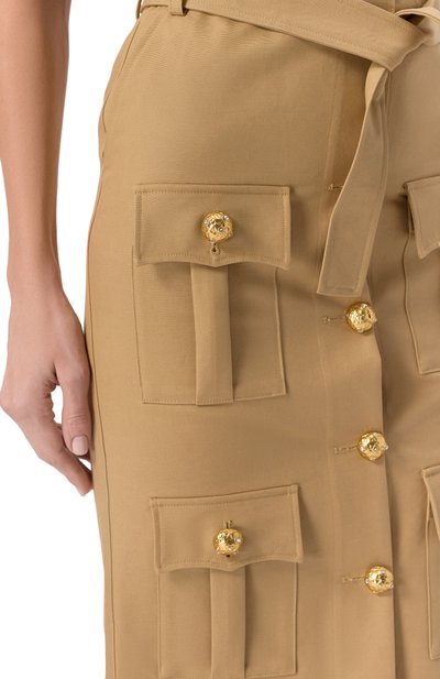 Джинсовая юбка GIUSEPPE DI MORABITO бежевого цвета по цене 96350 руб., арт. 04SSSK142 04411, фото 5 Джинсовая юбка GIUSEPPE DI MORABITO, арт. 04SSSK142 04411, фото 5