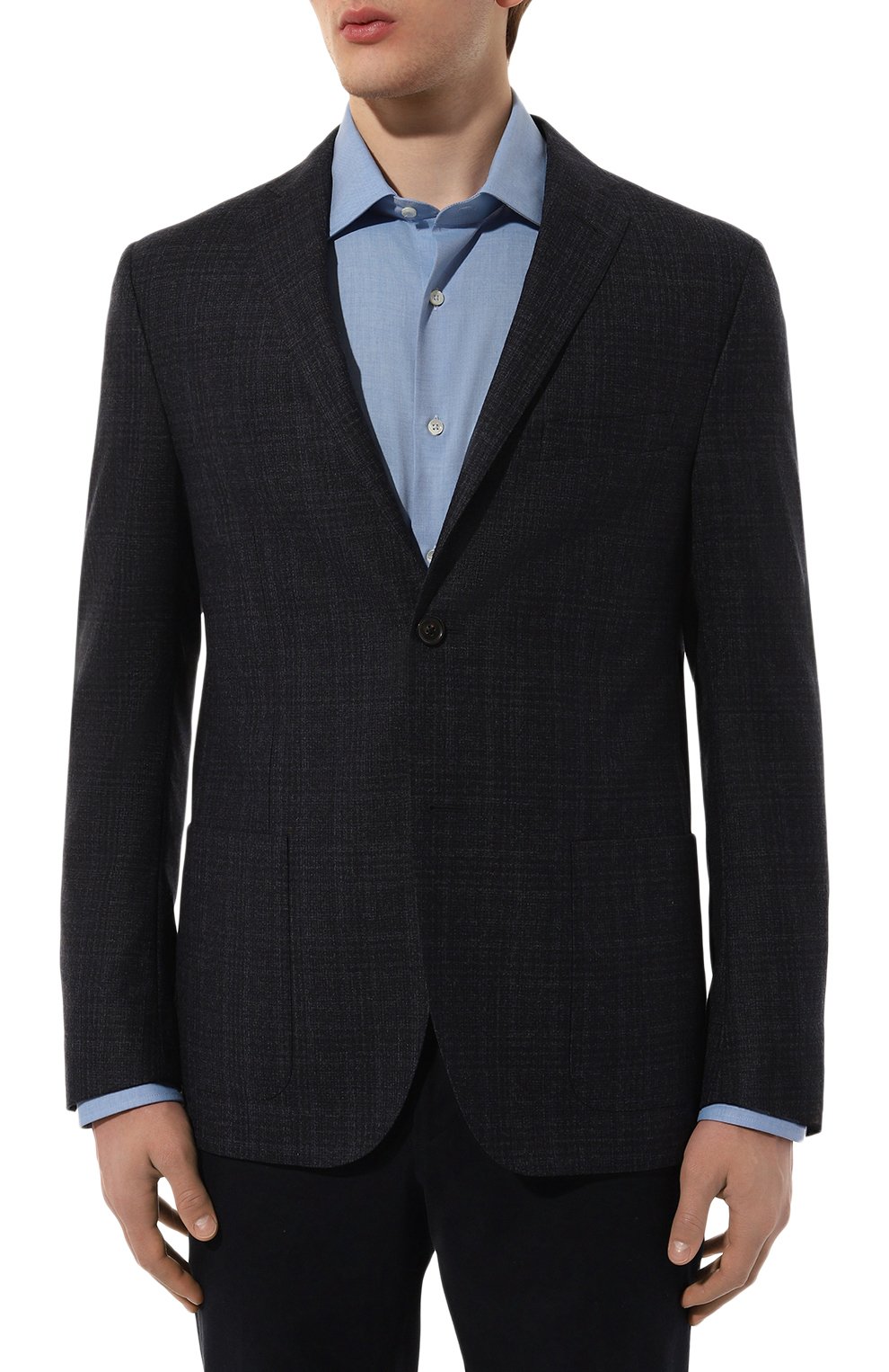 Шерстяной пиджак CORNELIANI, арт. 946002-9416311, фото 4