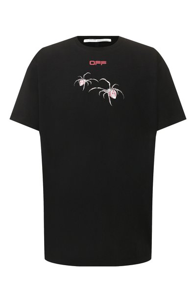 Хлопковая футболка OFF-WHITE, арт. 0MAA038S201850011024, фото 1