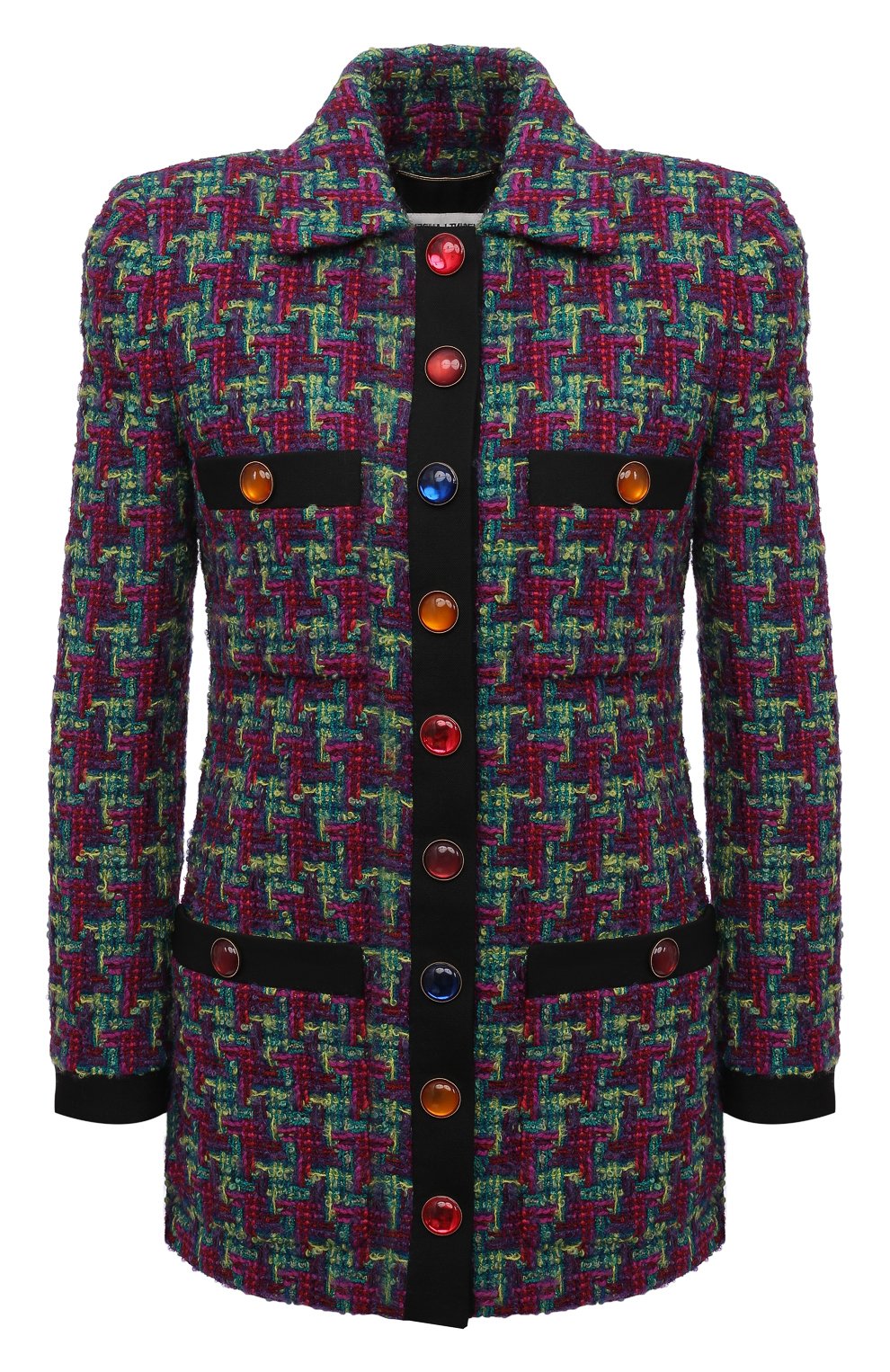 Шерстяной жакет SAINT LAURENT, арт. 675845/Y7D64, фото 1