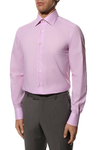 Хлопковая сорочка STEFANO RICCI розового цвета по цене 89950 руб., арт. MC003678/L108, фото 4 Хлопковая сорочка STEFANO RICCI, арт. MC003678/L108, фото 4