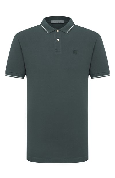 Мужская хлопковое поло CORNELIANI, арт. 27G573/2725043