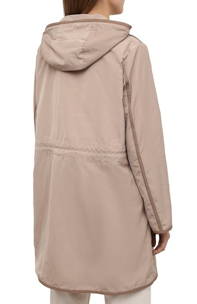 Плащ MONCLER бежевого цвета по цене 57400 руб., арт. G1-093-1C733-00-54543, фото 4 Плащ MONCLER, арт. G1-093-1C733-00-54543, фото 4