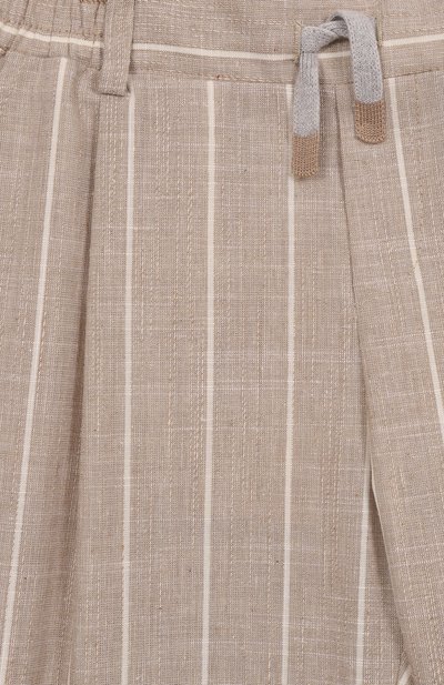 Брюки из шерсти и хлопка ELEVENTY бежевого цвета по цене 20950 руб., арт. EW6P30/I0267/4-8, фото 3 Брюки из шерсти и хлопка ELEVENTY, арт. EW6P30/I0267/4-8, фото 3