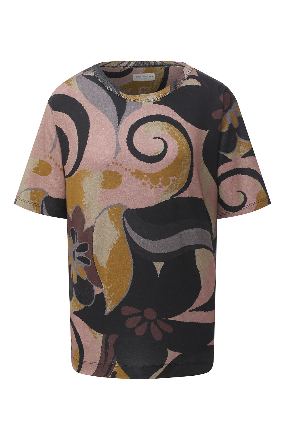 Хлопковая футболка DRIES VAN NOTEN, арт. 202-31118-1617, фото 1