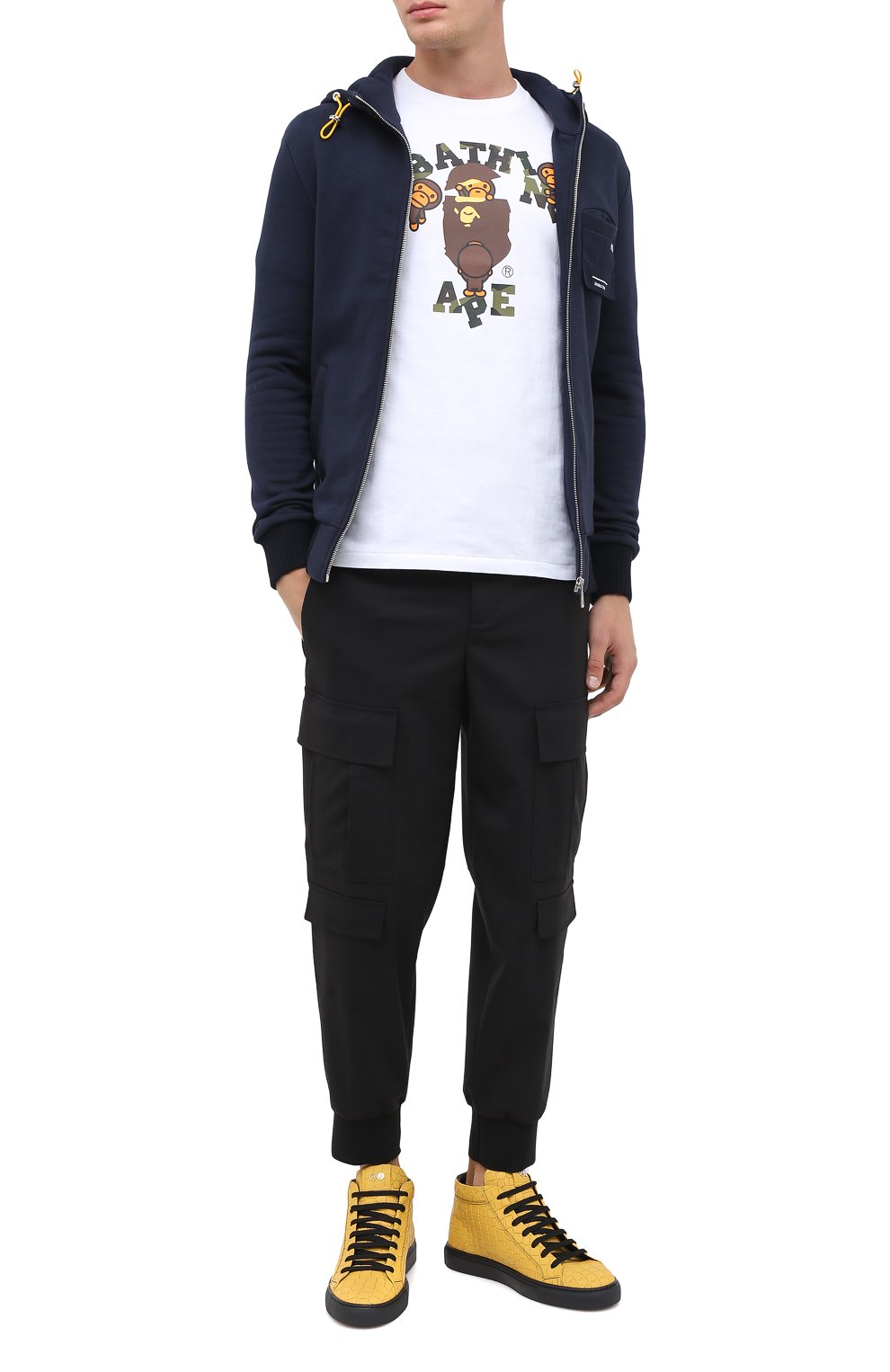 Кожаные кеды HIDE AND JACK, арт. G0MHYLWBLK, фото 2