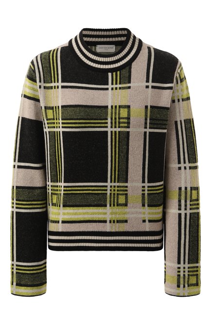 Женский шерстяной пуловер DRIES VAN NOTEN разноцветного цвета по цене 0 руб., арт. 242-011251-9731 | Фото 1