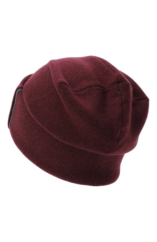 Кашемировая шапка Brunello Cucinelli M12163199 Бордовый  M12163199 Фото 3