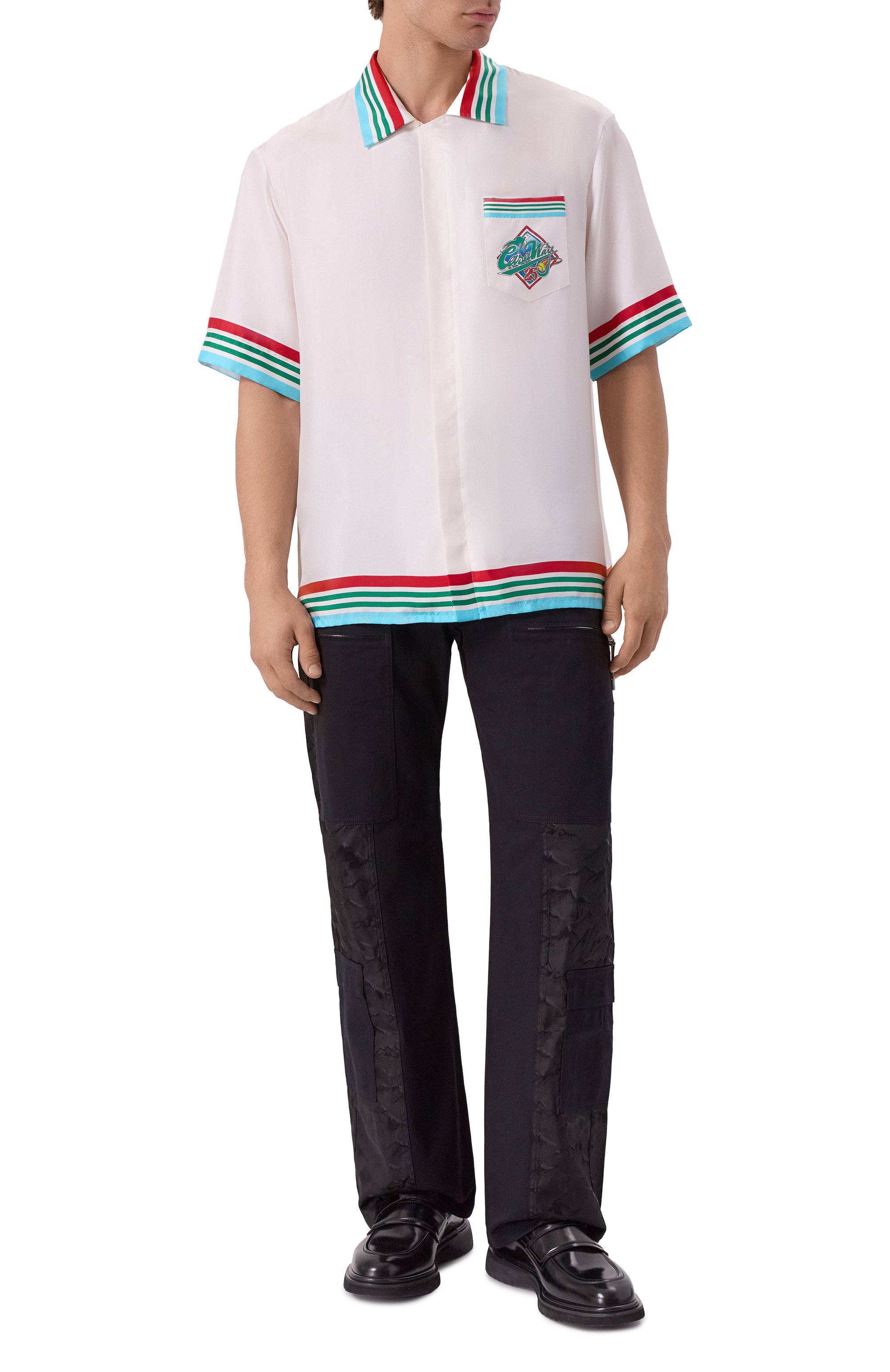 Хлопковые брюки-карго CASABLANCA, арт. MPF25-TR-322-01, фото 2