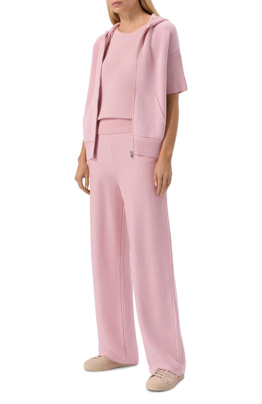 Брюки из шелка и хлопка MVST WS61-605MU Розовый  WS61-605MU Фото 2