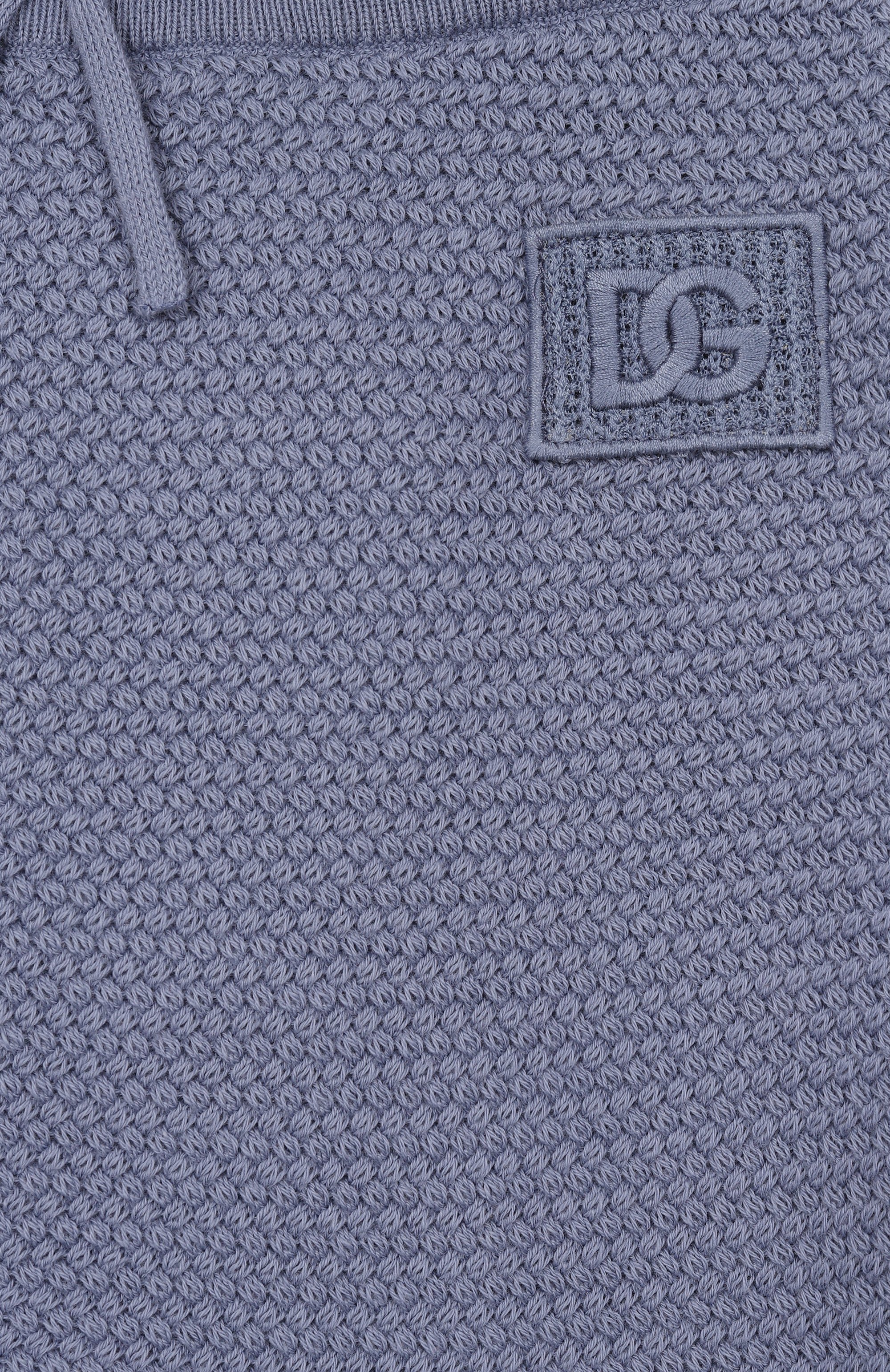 Хлопковые джоггеры DOLCE & GABBANA тёмно-голубого цвета по цене 53850 руб., арт. L1KP12/JBCIR, фото 3 Хлопковые джоггеры DOLCE & GABBANA, арт. L1KP12/JBCIR, фото 3