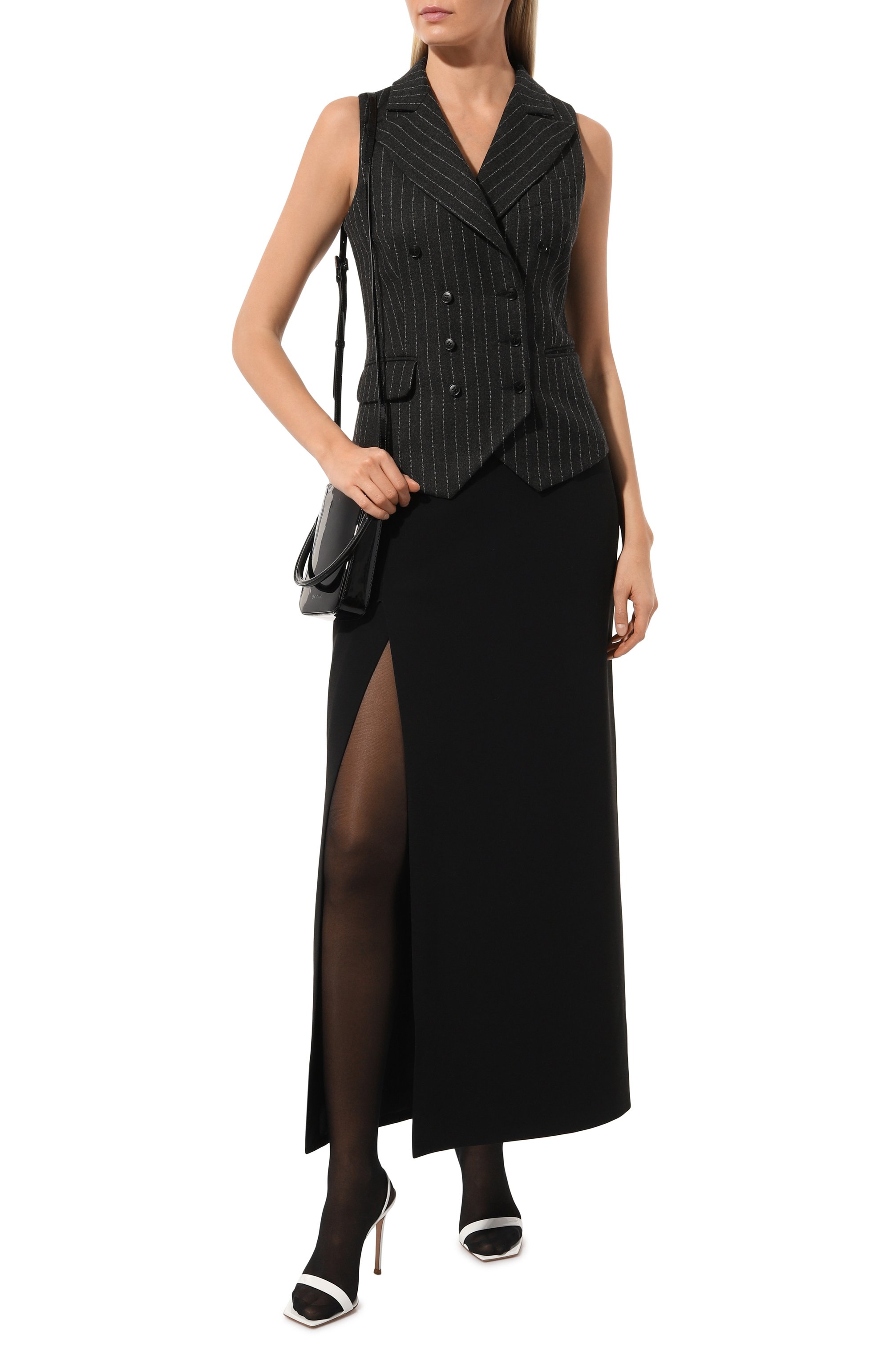 Кожаные босоножки ribbon GIANVITO ROSSI, арт. G32088.15RIC.VERBIAN, фото 2