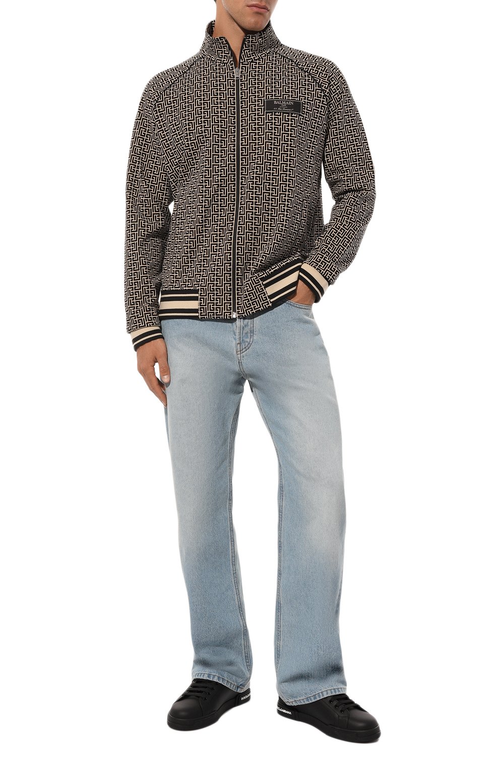 Хлопковая толстовка BALMAIN, арт. DH1TF430/JC97, фото 2