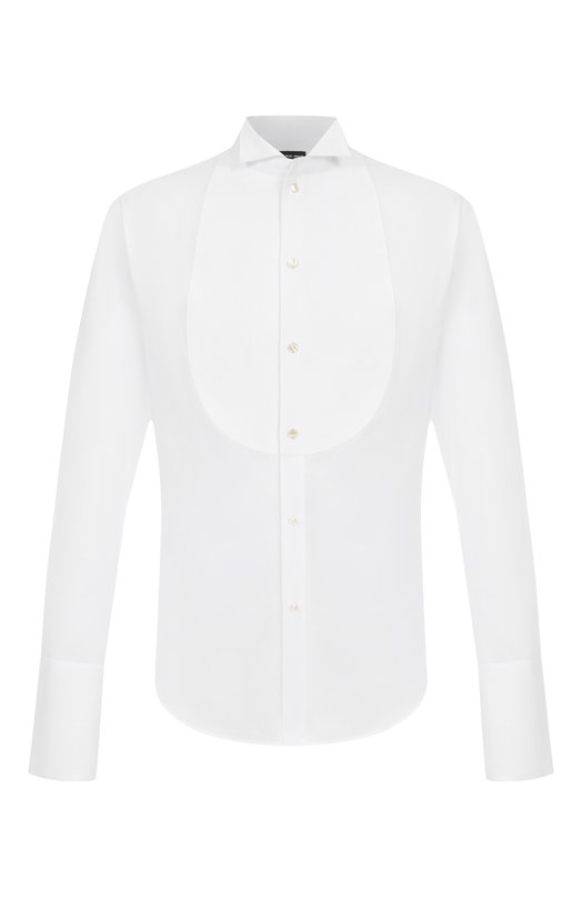 Хлопковая сорочка Giorgio Armani GM000476/TE10075 Белый GM000476/TE10075