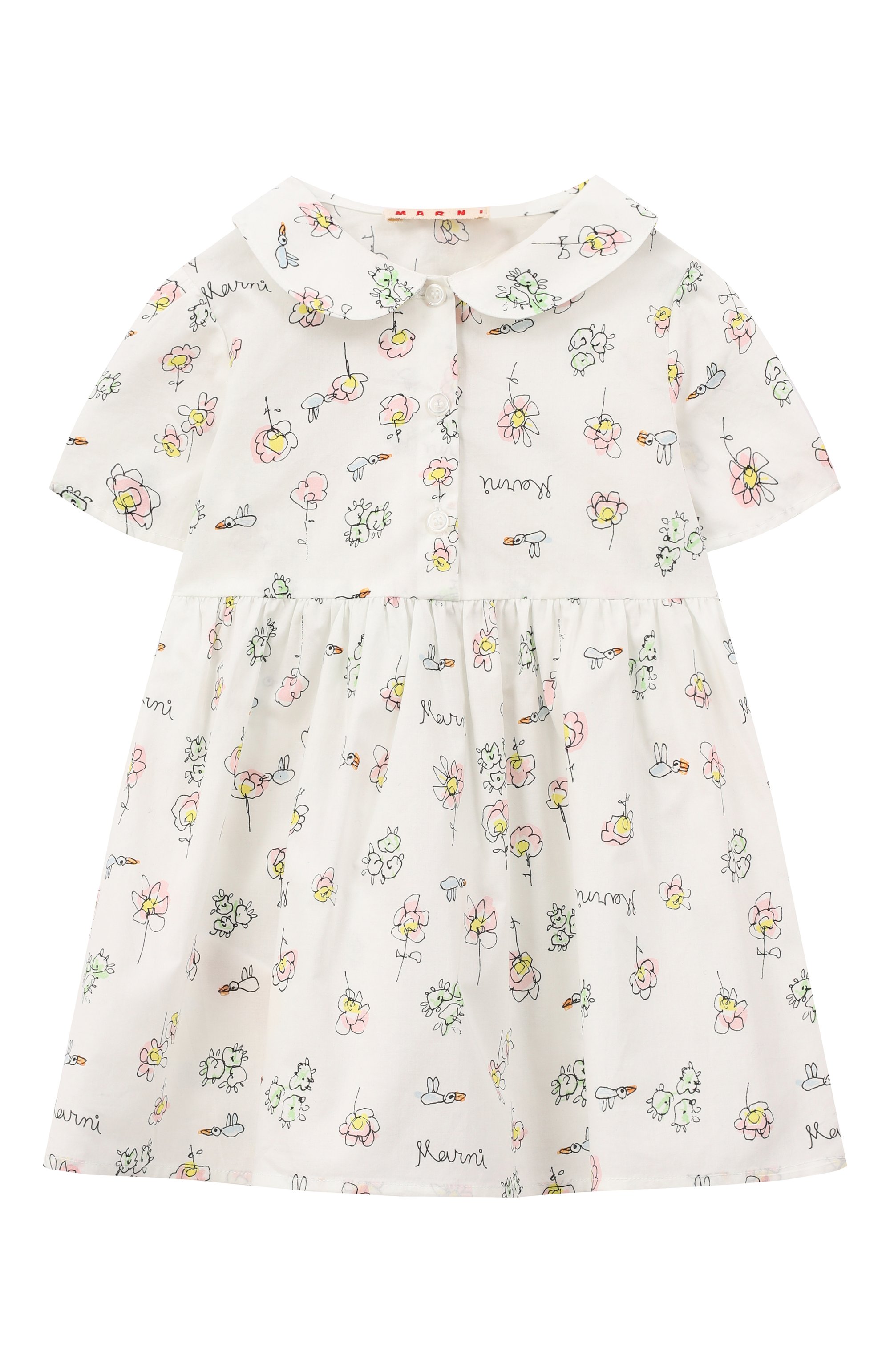 Хлопковое платье MARNI, арт. M01647/M00WI, фото 1