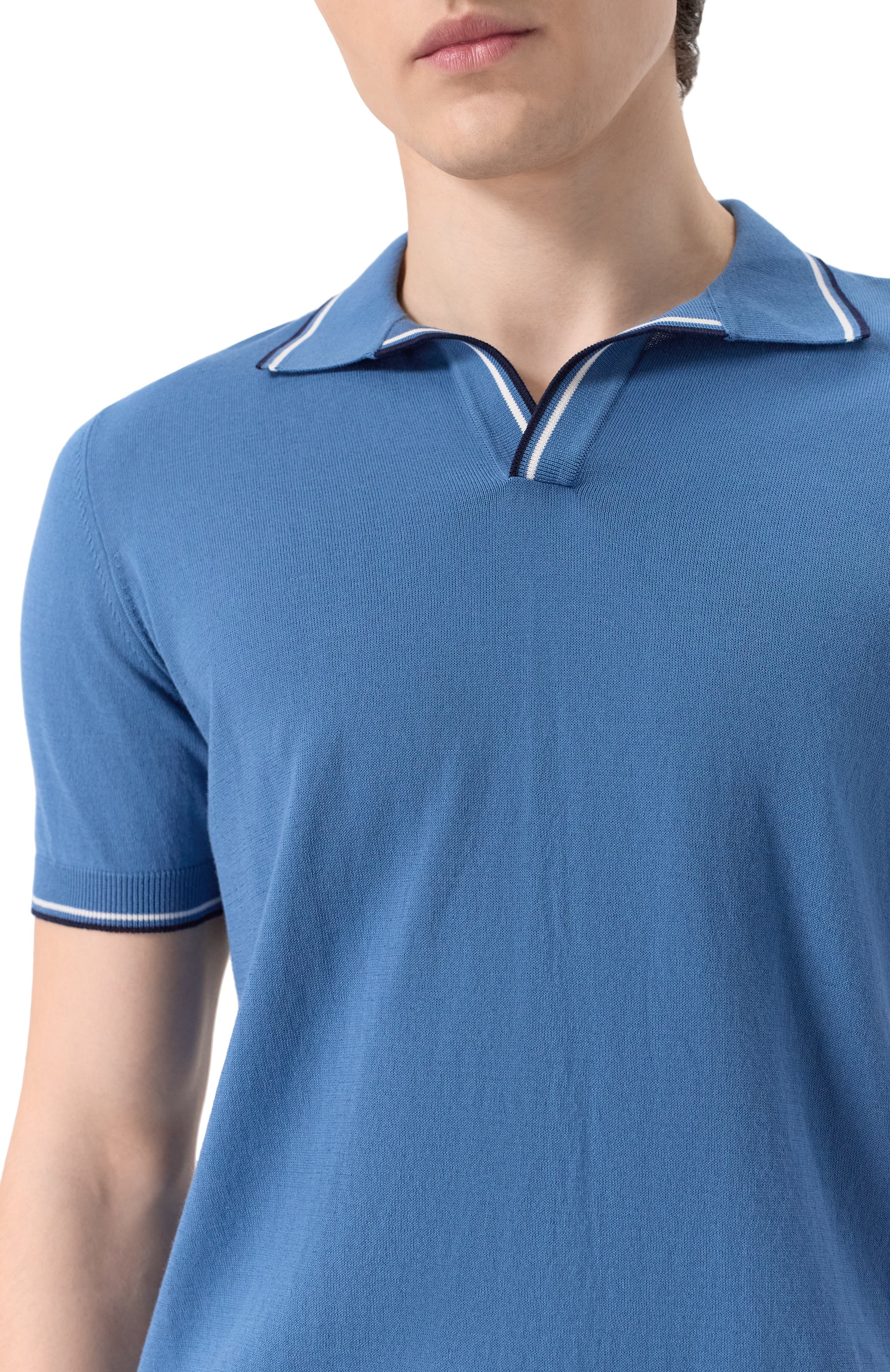 Хлопковое поло GRAN SASSO, арт. 57132/20688, фото 5